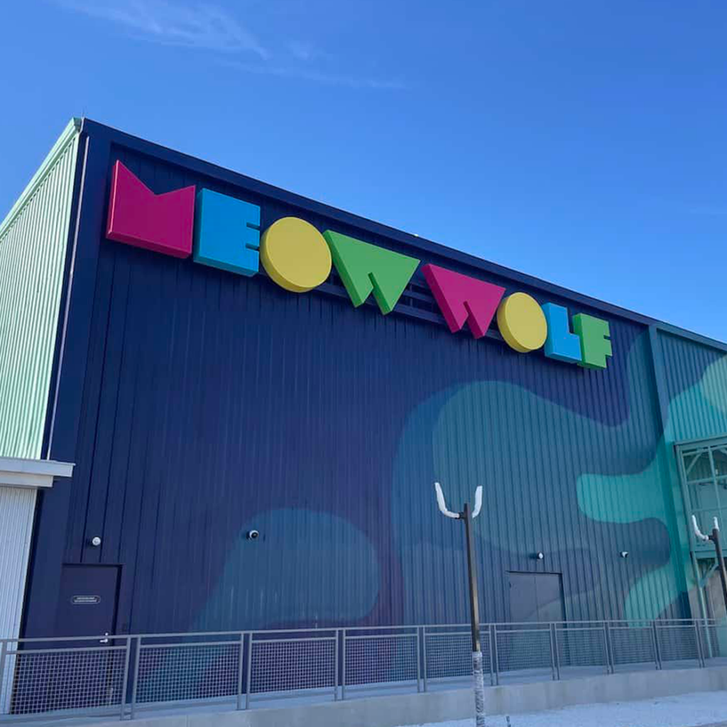 Houston's Warehouse District – Meow Wolf